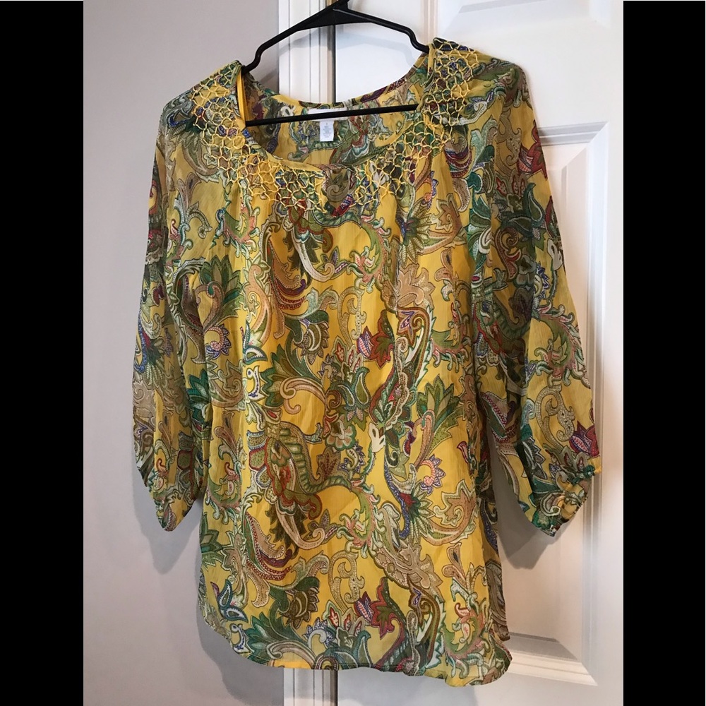CHARTER CLUB Paisley Print Blouse